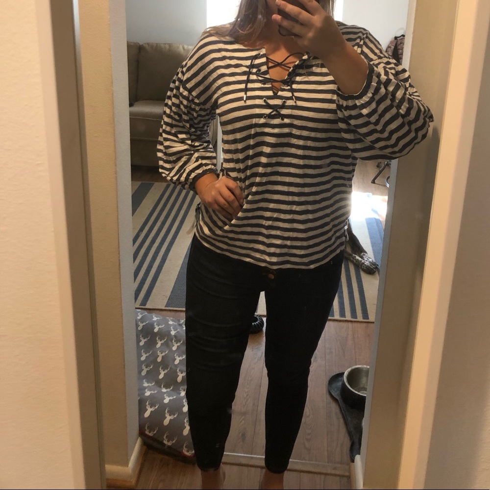 Chaps brand new striped top